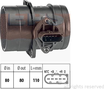 MDR EPS-1991 223 - Air Mass Sensor autospares.lv