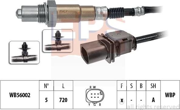 MDR EPS-1998 478 - Lambda Sensor autospares.lv