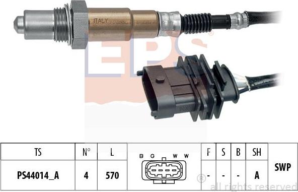 MDR EPS-1998 546 - Lambda Sensor autospares.lv