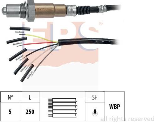 MDR EPS-1998 560 - Lambda Sensor autospares.lv