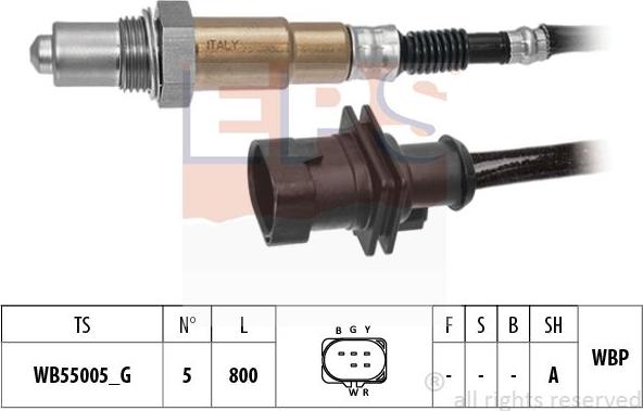 MDR EPS-1998 568 - Lambda Sensor autospares.lv