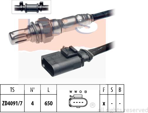 MDR EPS-1998 083 - Lambda Sensor autospares.lv