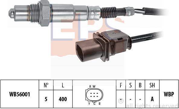 MDR EPS-1998 394 - Lambda Sensor autospares.lv