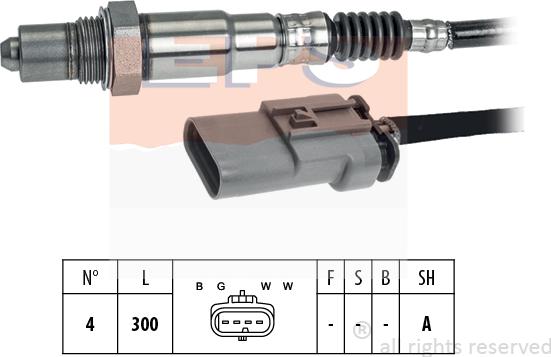 MDR EPS-1998 349 - Lambda Sensor autospares.lv