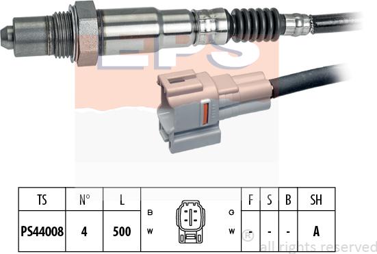 MDR EPS-1998 316 - Lambda Sensor autospares.lv