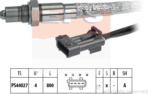 MDR EPS-1998 335 - Lambda Sensor autospares.lv