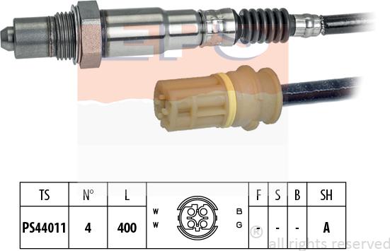 MDR EPS-1998 330 - Lambda Sensor autospares.lv