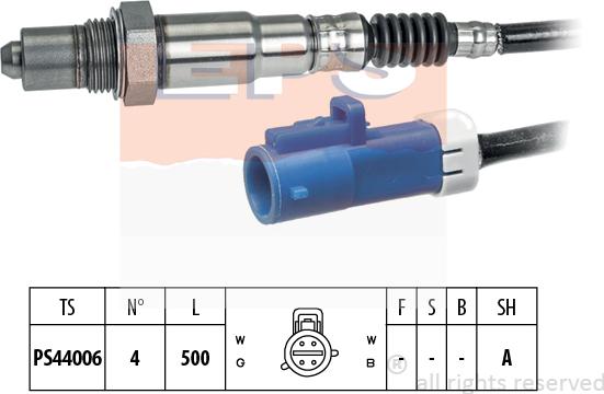 MDR EPS-1998 296 - Lambda Sensor autospares.lv