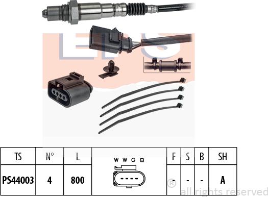 MDR EPS-1998 243 - Lambda Sensor autospares.lv