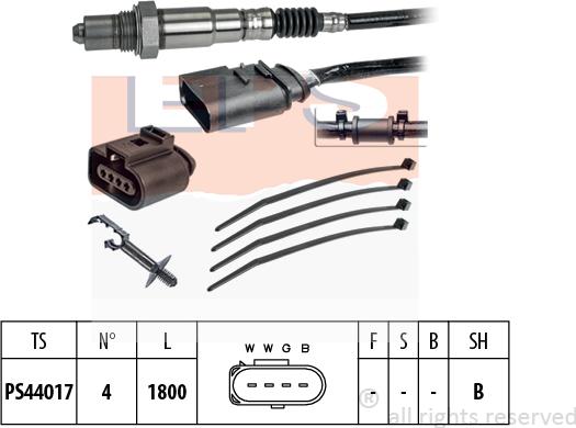 MDR EPS-1998 247 - Lambda Sensor autospares.lv