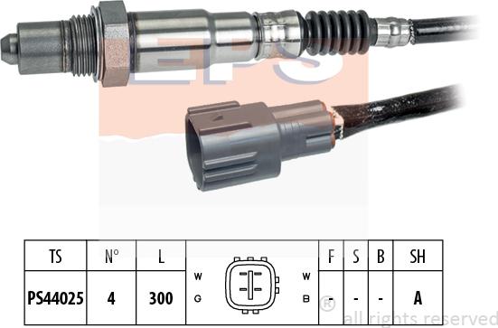 MDR EPS-1998 269 - Lambda Sensor autospares.lv