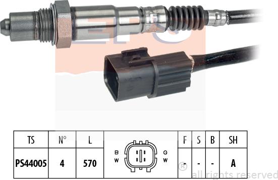 MDR EPS-1998 260 - Lambda Sensor autospares.lv