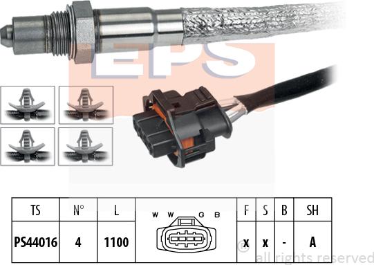 MDR EPS-1998 268 - Lambda Sensor autospares.lv