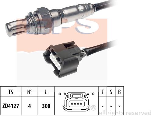 MDR EPS-1998 200 - Lambda Sensor autospares.lv