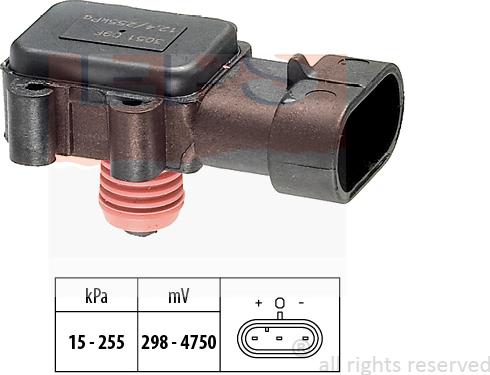 MDR EPS-1993 051 - Sensor, boost pressure autospares.lv