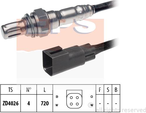 MDR EPS-1997 445 - Lambda Sensor autospares.lv