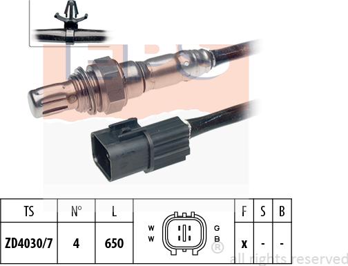 MDR EPS-1997 542 - Lambda Sensor autospares.lv