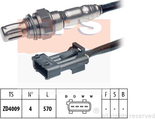 MDR EPS-1997 583 - Lambda Sensor autospares.lv