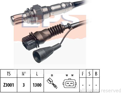 MDR EPS-1997 051 - Lambda Sensor autospares.lv