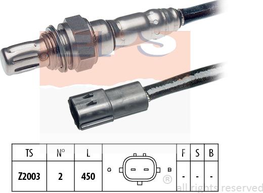 MDR EPS-1997 134 - Lambda Sensor autospares.lv