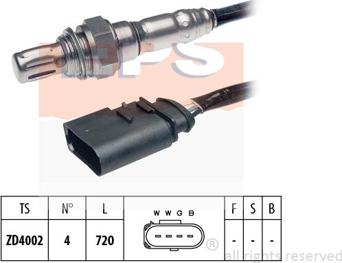 MDR EPS-1997 175 - Lambda Sensor autospares.lv