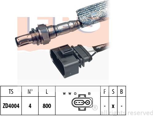 MDR EPS-1997 352 - Lambda Sensor autospares.lv