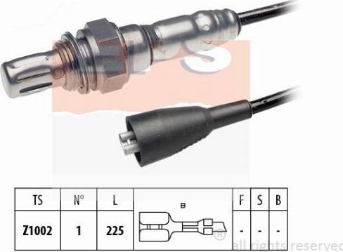 MDR EPS-1997 383 - Lambda Sensor autospares.lv