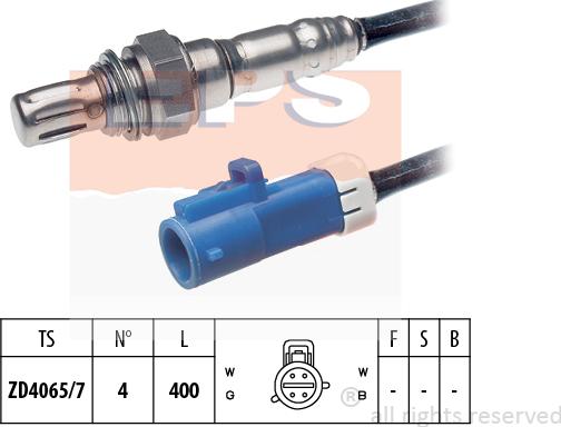 MDR EPS-1997 322 - Lambda Sensor autospares.lv