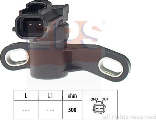 MDR EPS-1953 609 - Sensor, crankshaft pulse autospares.lv