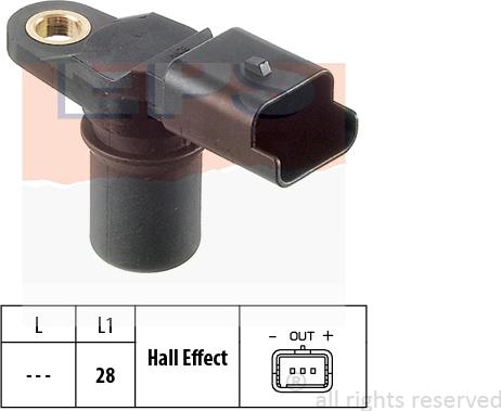 MDR EPS-1953 348 - Sensor, camshaft position autospares.lv