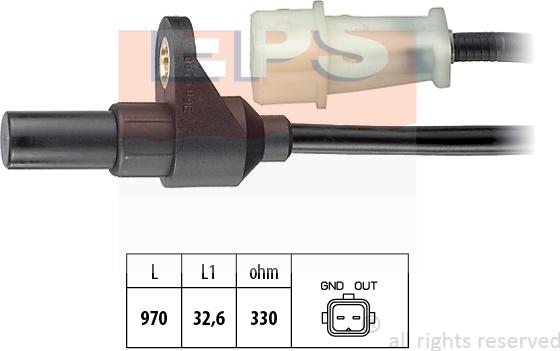 MDR EPS-1953 373 - Sensor, crankshaft pulse autospares.lv