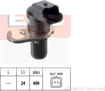 MDR EPS-1953 260 - Sensor, crankshaft pulse autospares.lv