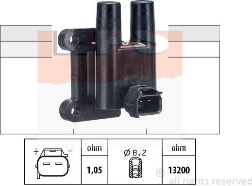 MDR EPS-1970 583 - Ignition Coil autospares.lv