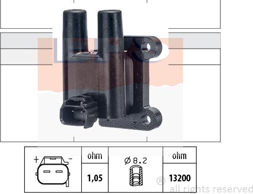 MDR EPS-1970 582 - Ignition Coil autospares.lv