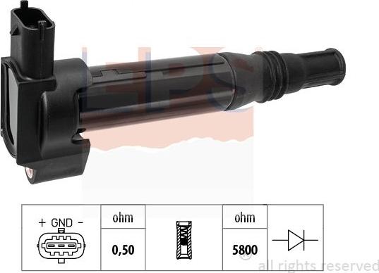 MDR EPS-1970 609 - Ignition Coil autospares.lv