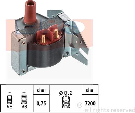 MDR EPS-1970 169 - Ignition Coil autospares.lv