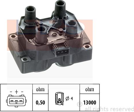 MDR EPS-1970 168 - Ignition Coil autospares.lv