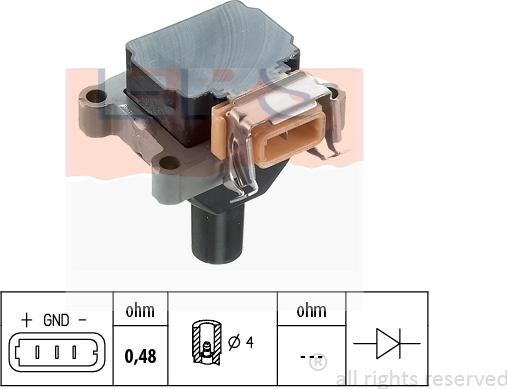 MDR EPS-1970 162S - Ignition Coil autospares.lv