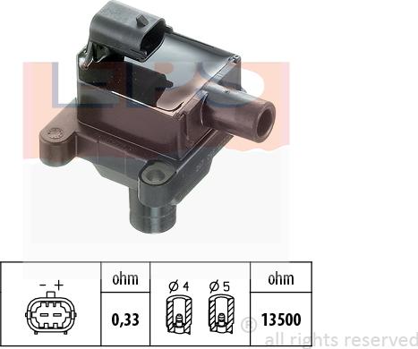 MDR EPS-1970 397 - Ignition Coil autospares.lv
