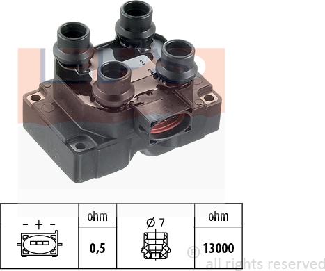 MDR EPS-1970 299S - Ignition Coil autospares.lv