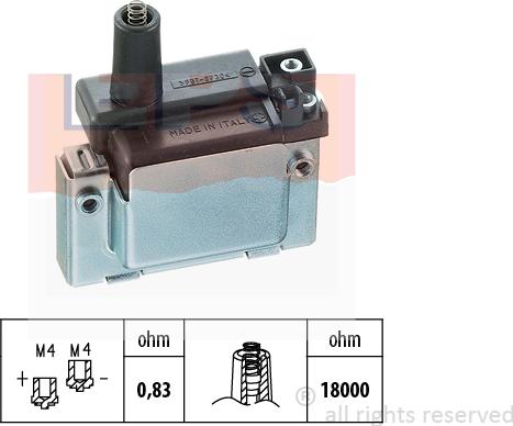 MDR EPS-1970 214 - Ignition Coil autospares.lv