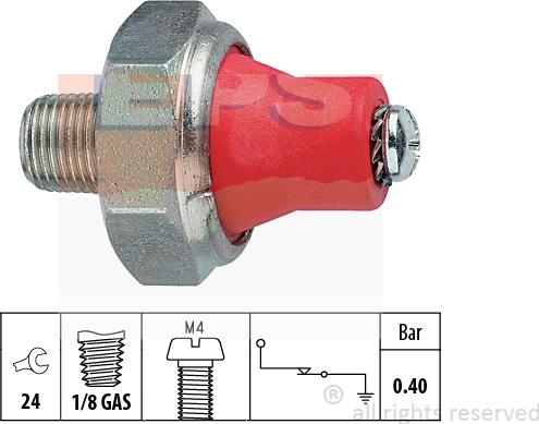 MDR EPS-1800 014 - Sender Unit, oil pressure autospares.lv