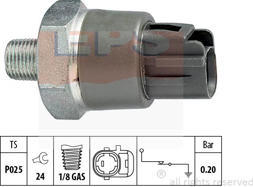 MDR EPS-1800 114 - Sender Unit, oil pressure autospares.lv