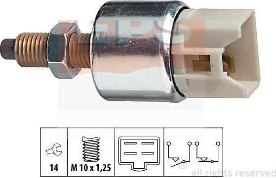 MDR EPS-1810 122 - Brake Light Switch / Clutch autospares.lv