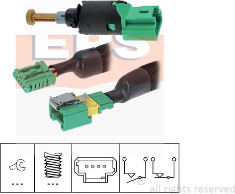 MDR EPS-1810 213K - Brake Light Switch / Clutch autospares.lv