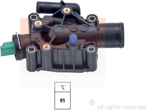 MDR EPS-1880 671 - Coolant thermostat / housing autospares.lv