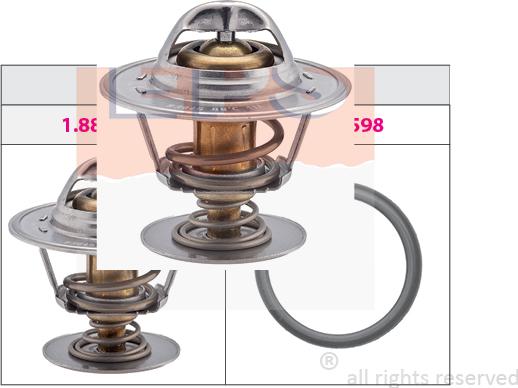 MDR EPS-1880 394S - Coolant thermostat / housing autospares.lv