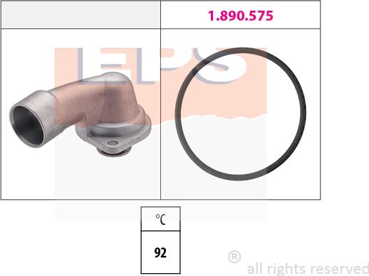 MDR EPS-1880 349 - Coolant thermostat / housing autospares.lv