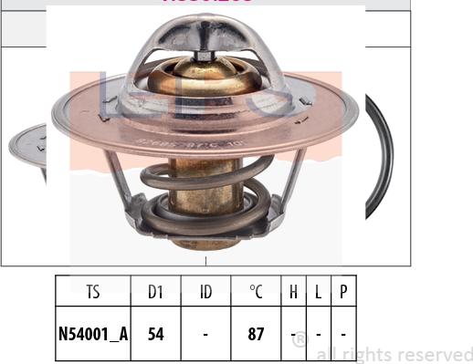 MDR EPS-1880 268S - Coolant thermostat / housing autospares.lv