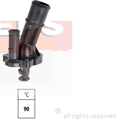 MDR EPS-1880 751 - Coolant thermostat / housing autospares.lv